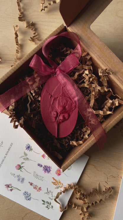 Christmas Ornaments "Maroon Oak" 03